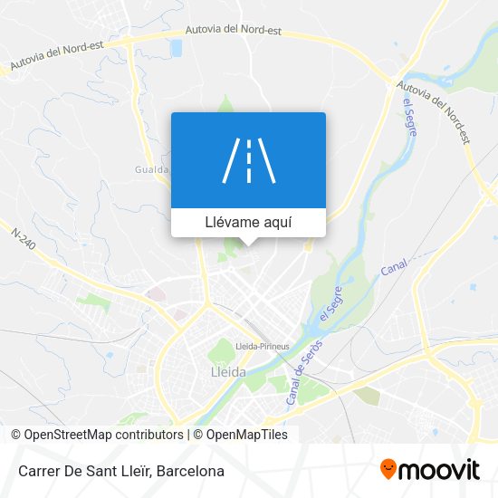 Mapa Carrer De Sant Lleïr