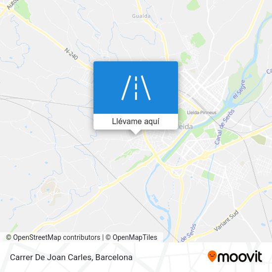 Mapa Carrer De Joan Carles