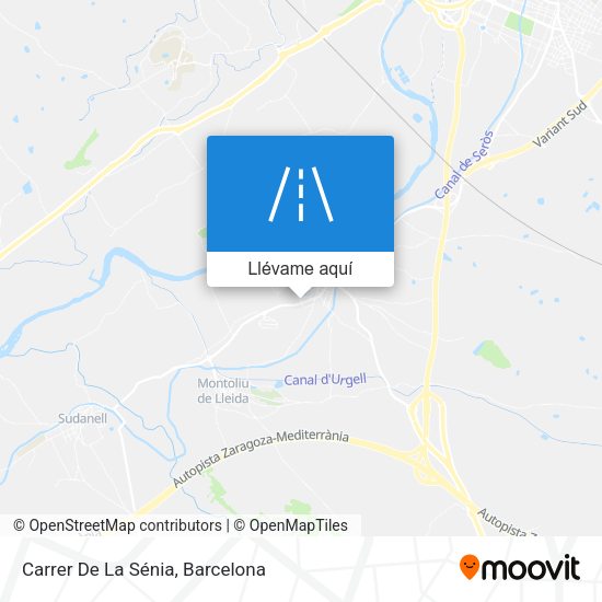 Mapa Carrer De La Sénia