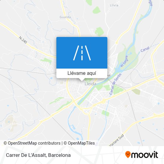 Mapa Carrer De L'Assalt