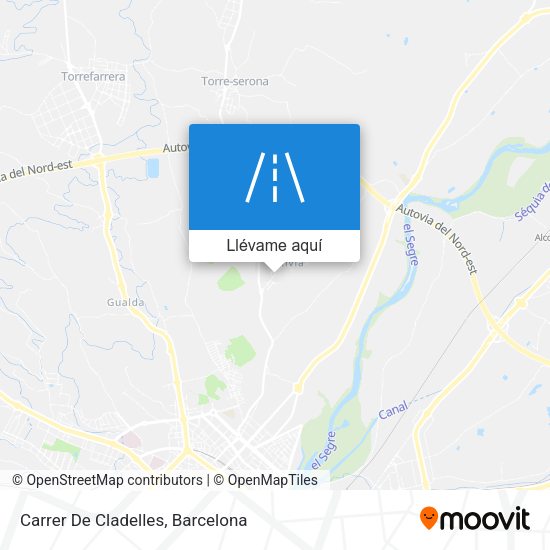 Mapa Carrer De Cladelles