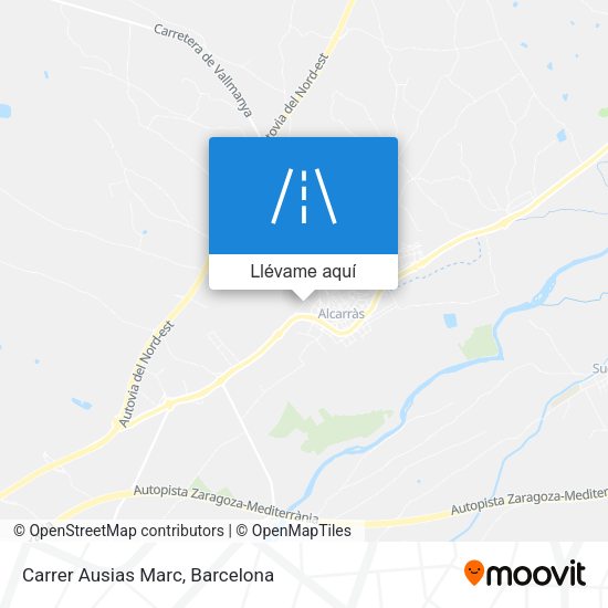 Mapa Carrer Ausias Marc