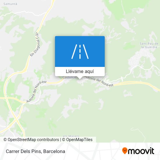 Mapa Carrer Dels Pins