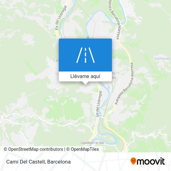 Mapa Camí Del Castell