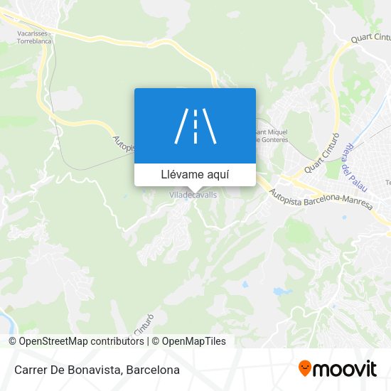 Mapa Carrer De Bonavista