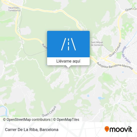 Mapa Carrer De La Riba