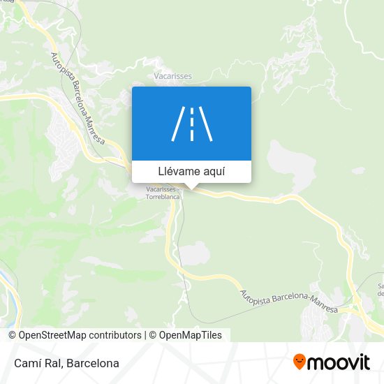 Mapa Camí Ral