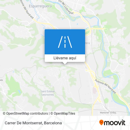 Mapa Carrer De Montserrat