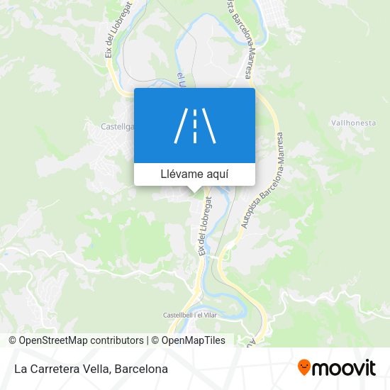 Mapa La Carretera Vella