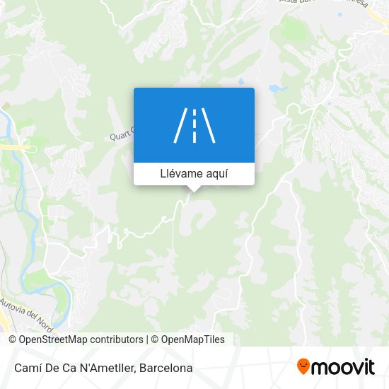 Mapa Camí De Ca N'Ametller