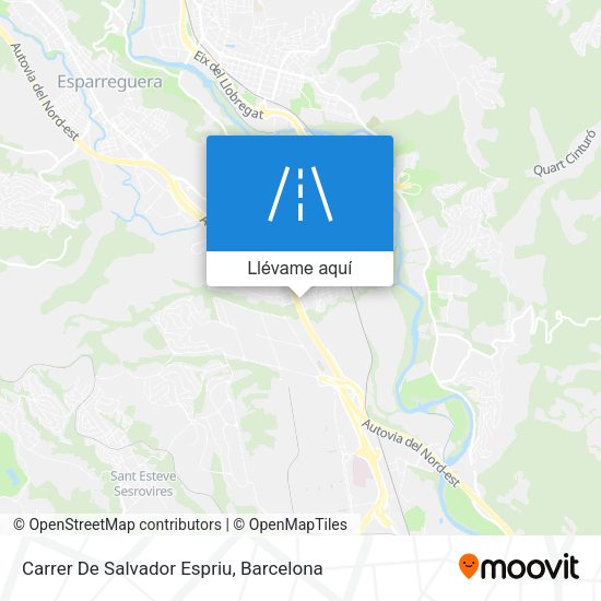 Mapa Carrer De Salvador Espriu