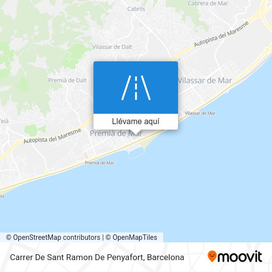 Mapa Carrer De Sant Ramon De Penyafort