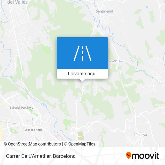 Mapa Carrer De L'Ametller