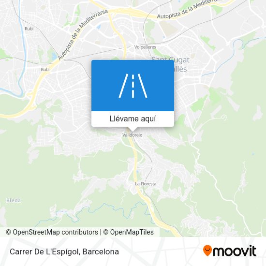 Mapa Carrer De L'Espígol