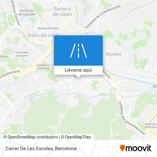 Mapa Carrer De Les Escoles