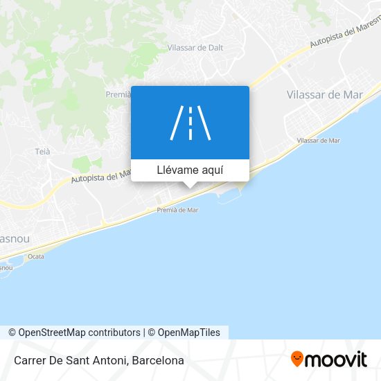 Mapa Carrer De Sant Antoni