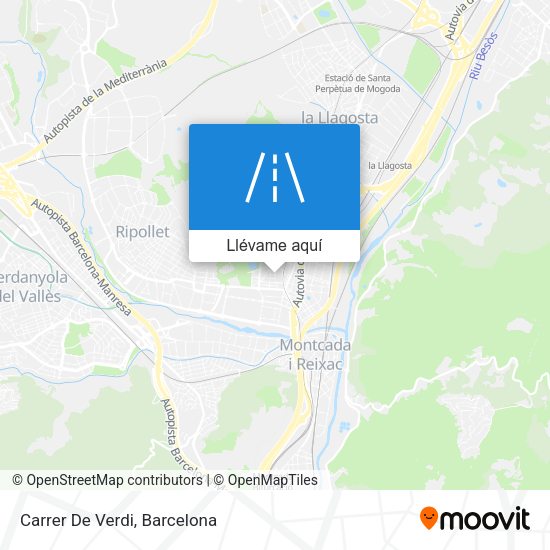 Mapa Carrer De Verdi