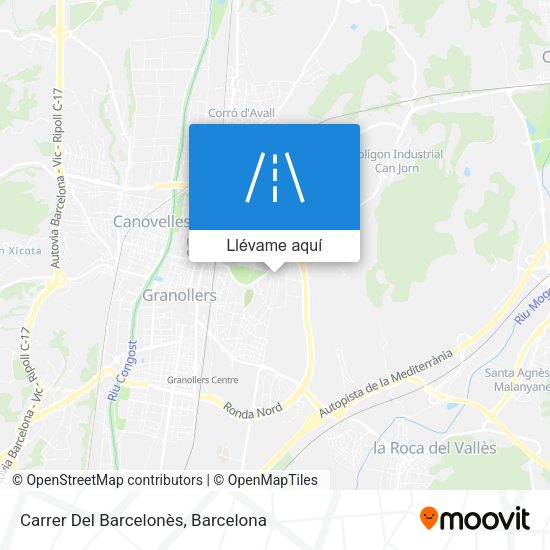 Mapa Carrer Del Barcelonès