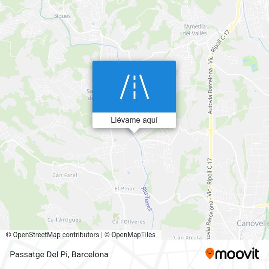 Mapa Passatge Del Pi