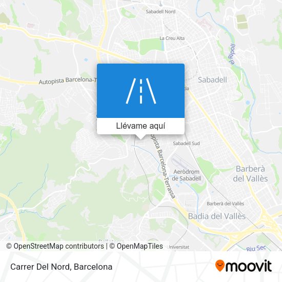 Mapa Carrer Del Nord