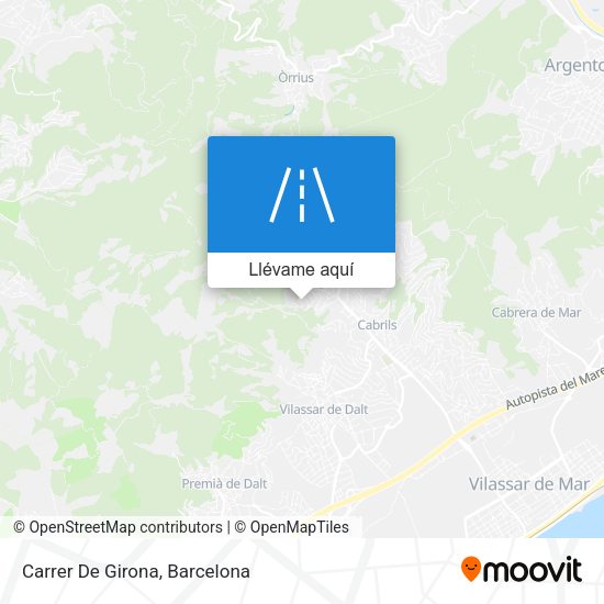 Mapa Carrer De Girona