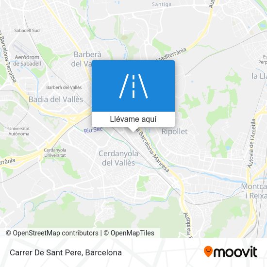 Mapa Carrer De Sant Pere