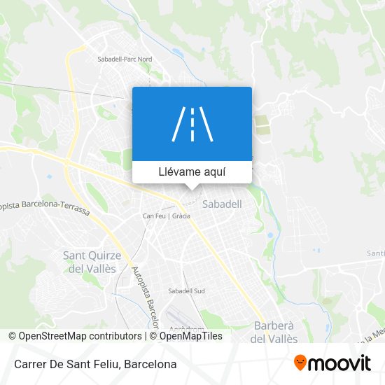 Mapa Carrer De Sant Feliu