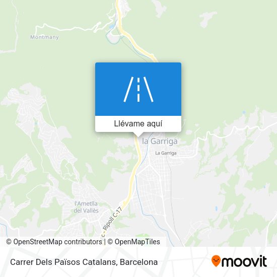 Mapa Carrer Dels Països Catalans