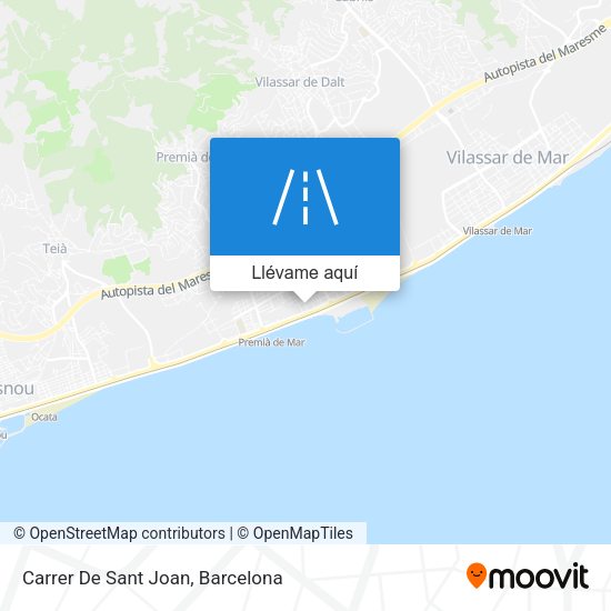 Mapa Carrer De Sant Joan