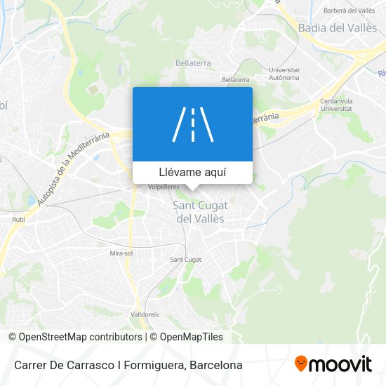 Mapa Carrer De Carrasco I Formiguera