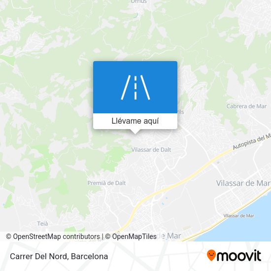 Mapa Carrer Del Nord