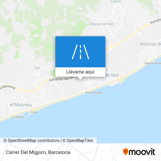 Mapa Carrer Del Migjorn