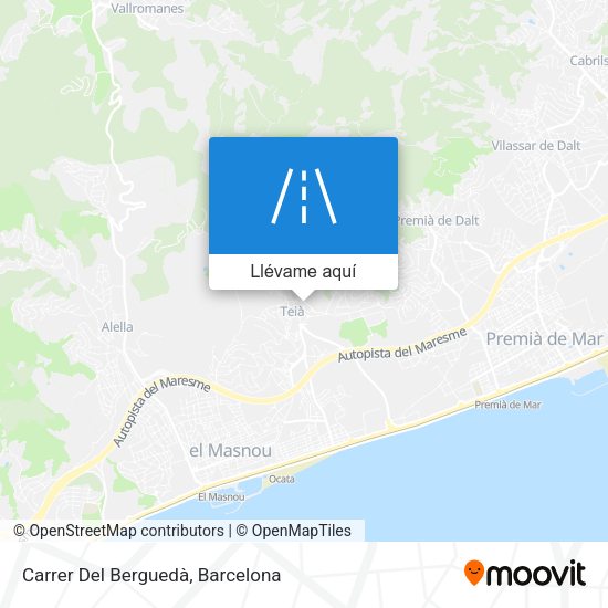 Mapa Carrer Del Berguedà