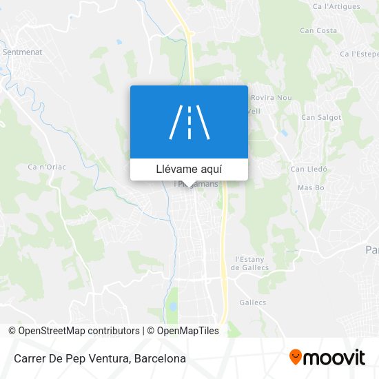 Mapa Carrer De Pep Ventura