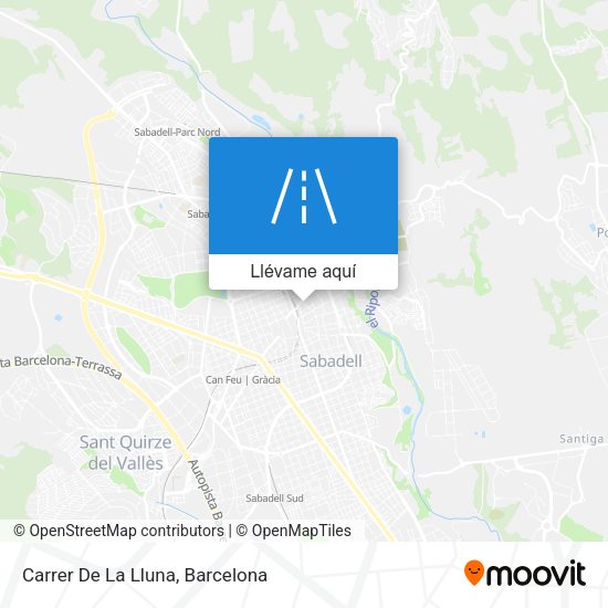 Mapa Carrer De La Lluna