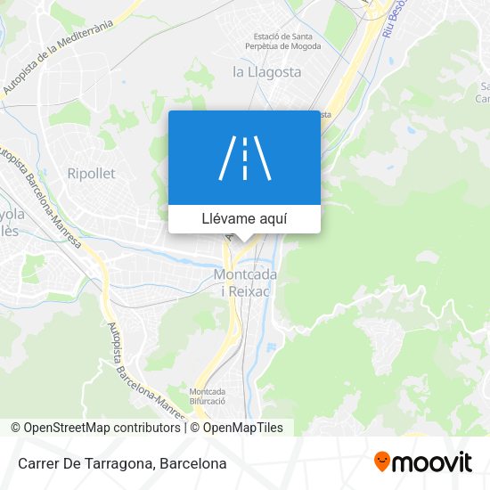 Mapa Carrer De Tarragona