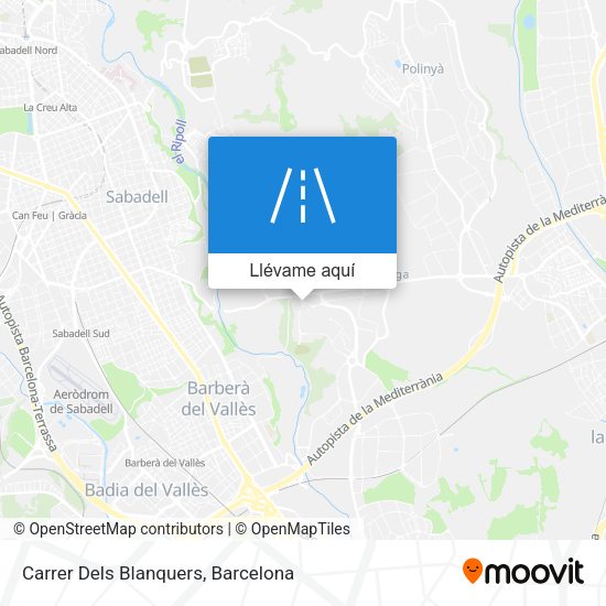 Mapa Carrer Dels Blanquers