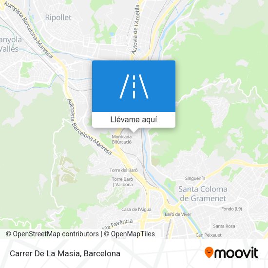 Mapa Carrer De La Masia