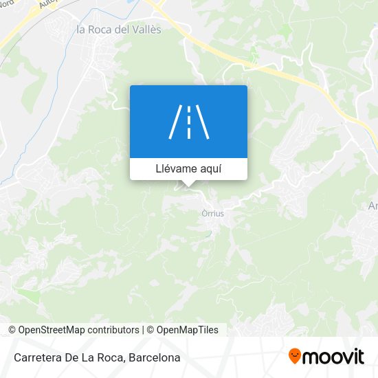 Mapa Carretera De La Roca