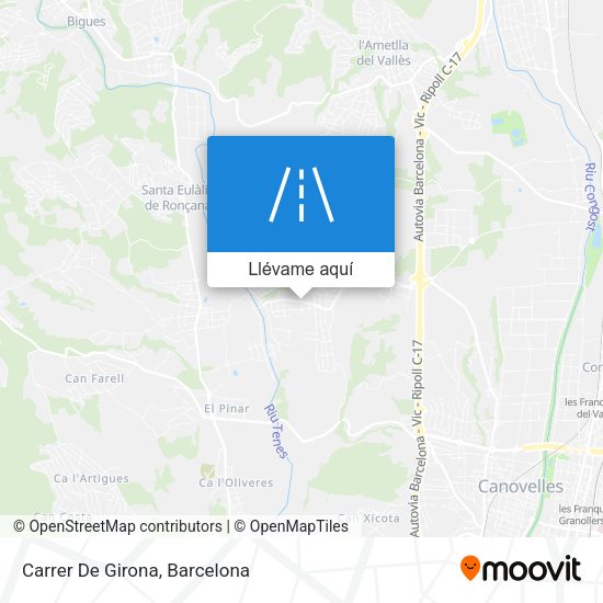 Mapa Carrer De Girona