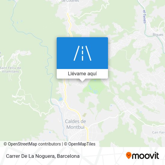 Mapa Carrer De La Noguera