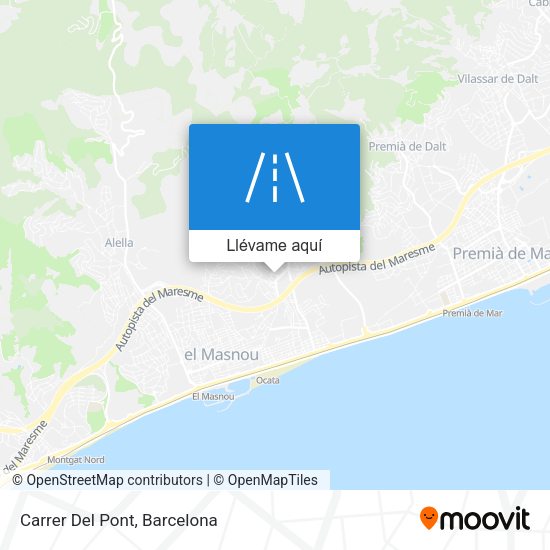 Mapa Carrer Del Pont