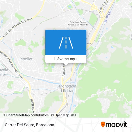 Mapa Carrer Del Segre