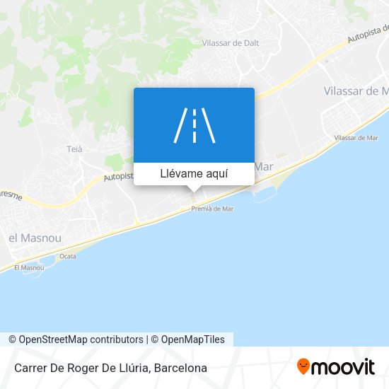 Mapa Carrer De Roger De Llúria