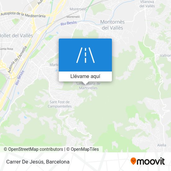 Mapa Carrer De Jesús