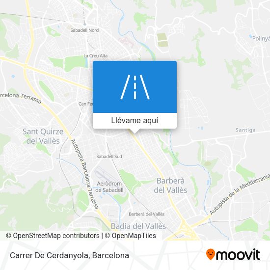 Mapa Carrer De Cerdanyola