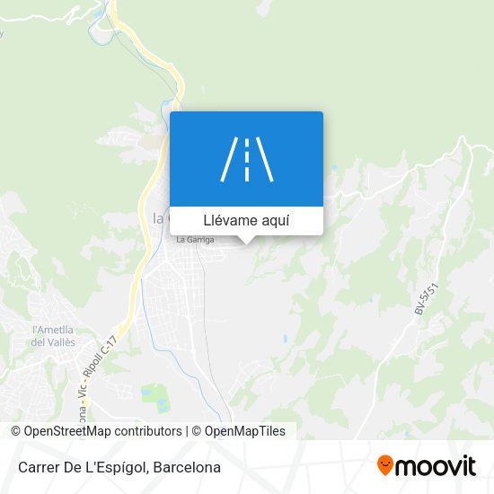 Mapa Carrer De L'Espígol