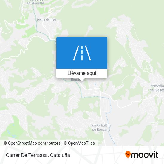 Mapa Carrer De Terrassa