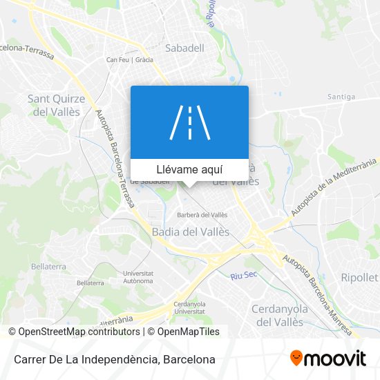 Mapa Carrer De La Independència