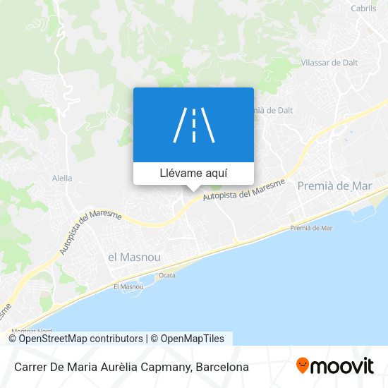 Mapa Carrer De Maria Aurèlia Capmany